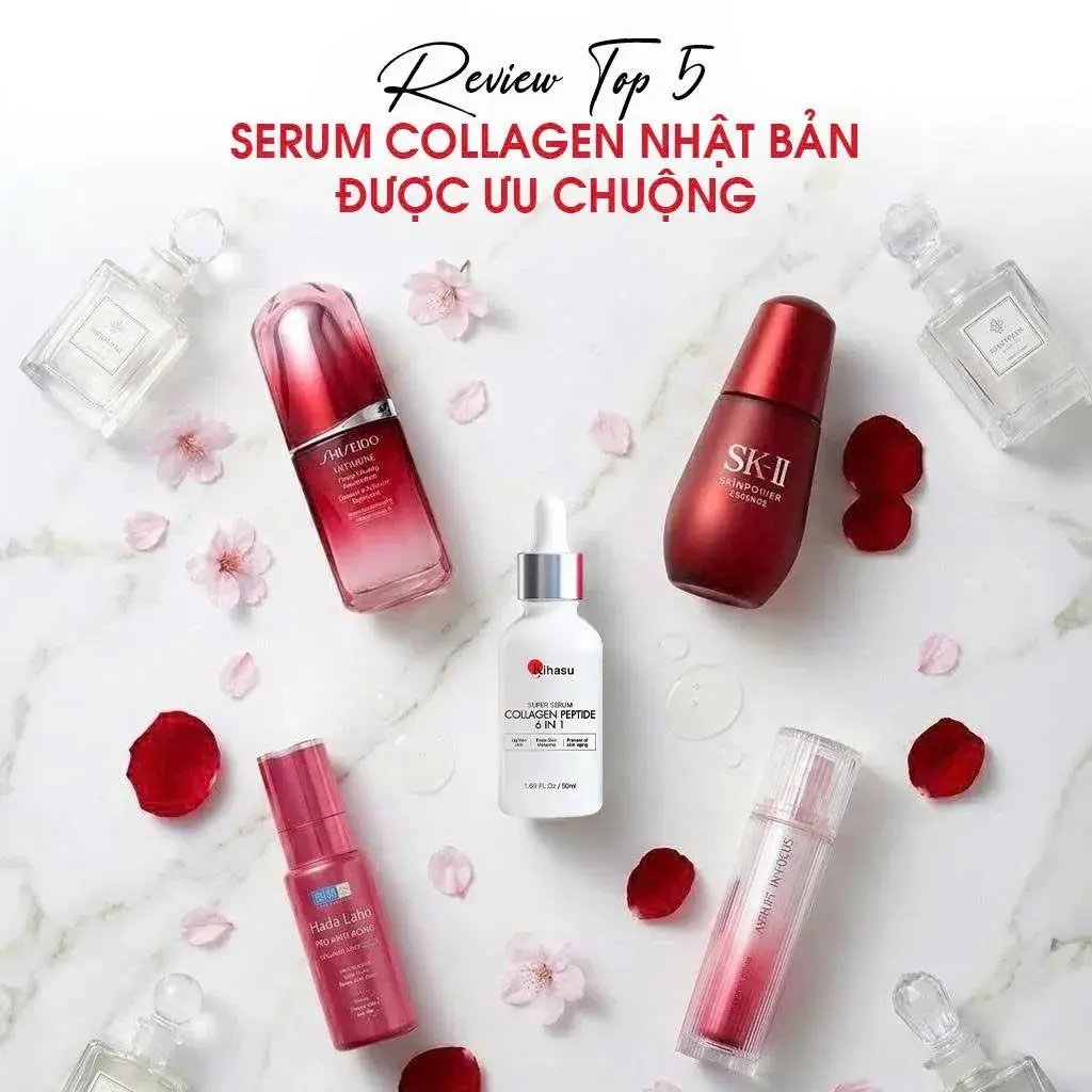 Top 5 serum collagen Nhật Bản được ưa chuộng – Bí quyết cho làn da căng mịn, rạng rỡ